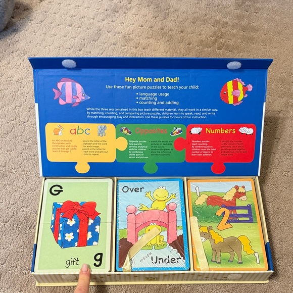 Kids 2-5 years Puzzle Set - Multicolor. Early learning. - Picture 3 of 8